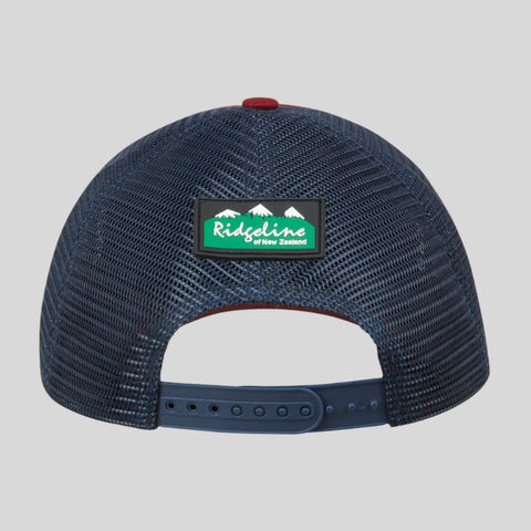 Ridgeline Unisex RLNZ Trucker Cap Rhubarb