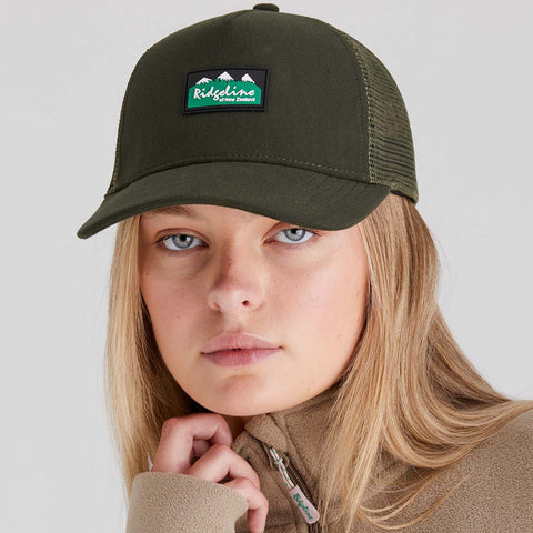 Ridgeline Unisex Monsoon Trucker Cap Deep Forest