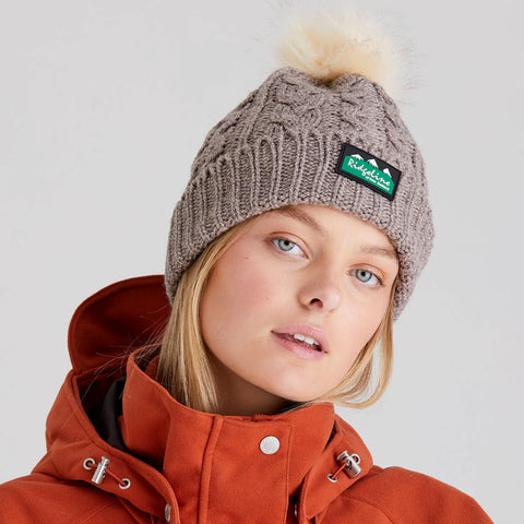 Ridgeline Unisex Nordic Fleck Bobble Hat Mushroom