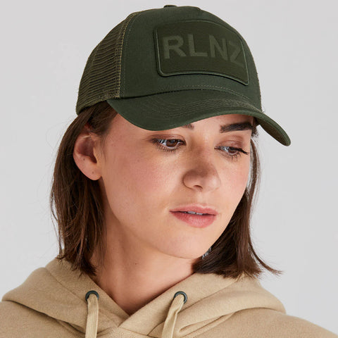 Ridgeline Unisex RLNZ Trucker Cap Olive