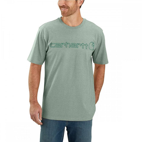 Carhartt Relaxed Fit Heavyweight Short-Sleeve Logo Graphic T-Shirt Seabrook