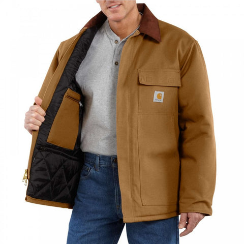 Carhartt Firm Duck Traditional Coat Brown