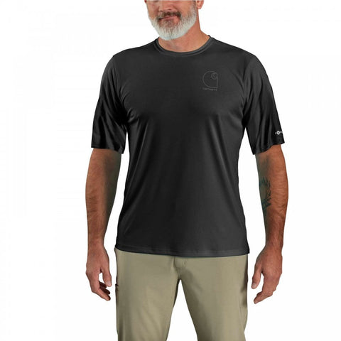 Carhartt Force Sun Defender™ Lightweight Short-Sleeve Logo Graphic T-Shirt Black