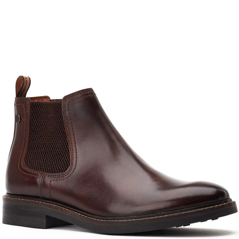 Base London Portland Washed Brown Chelsea Boot