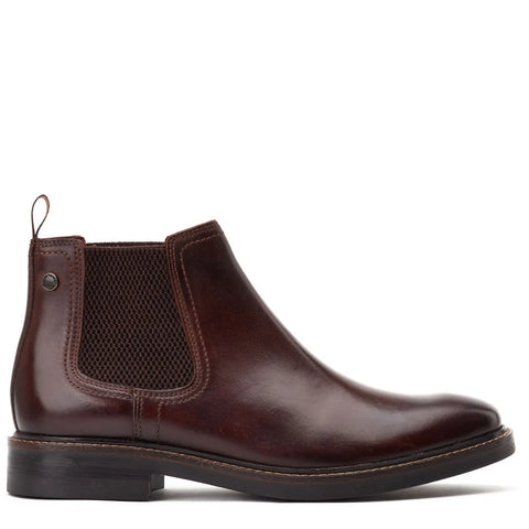 Base London Portland Washed Brown Chelsea Boot